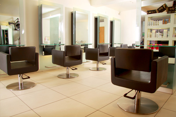 Inside A Hairdressers